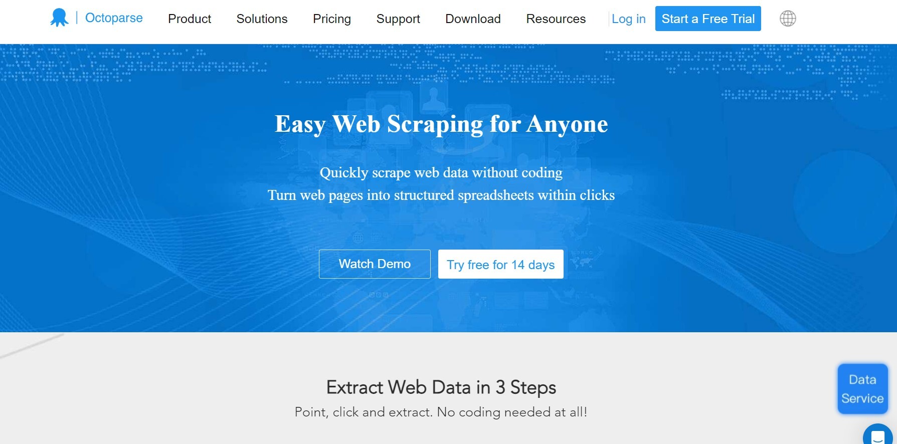 Octoparse web scraping tool