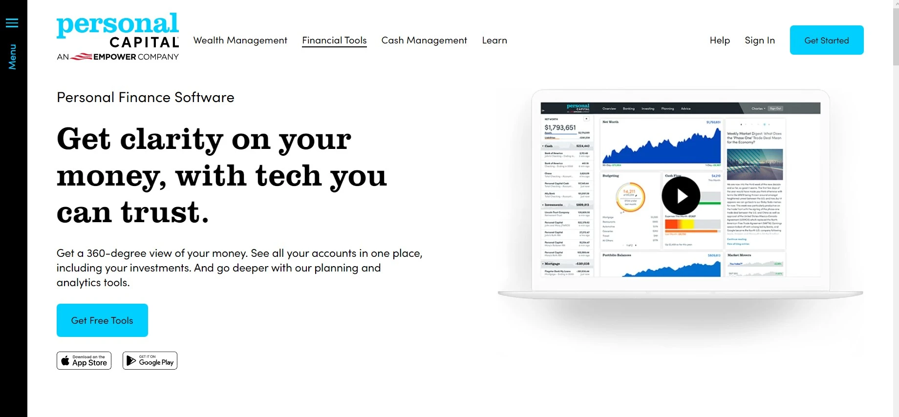 Personal capital portfolio management software