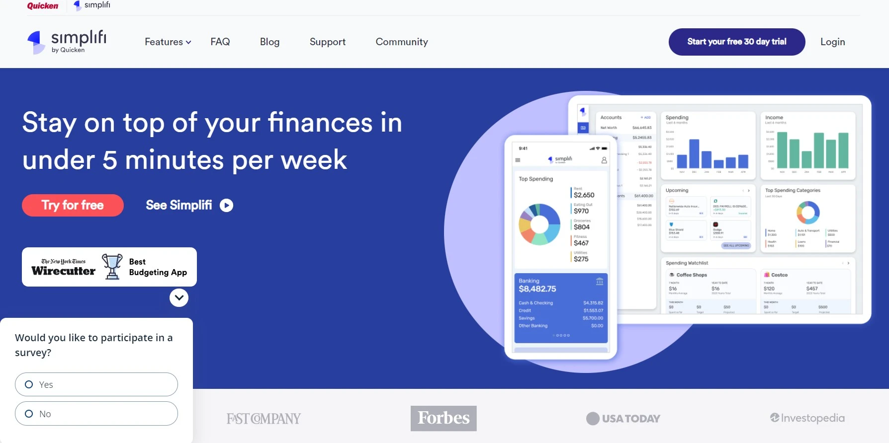 Simplifi by quicken portfolio management tool