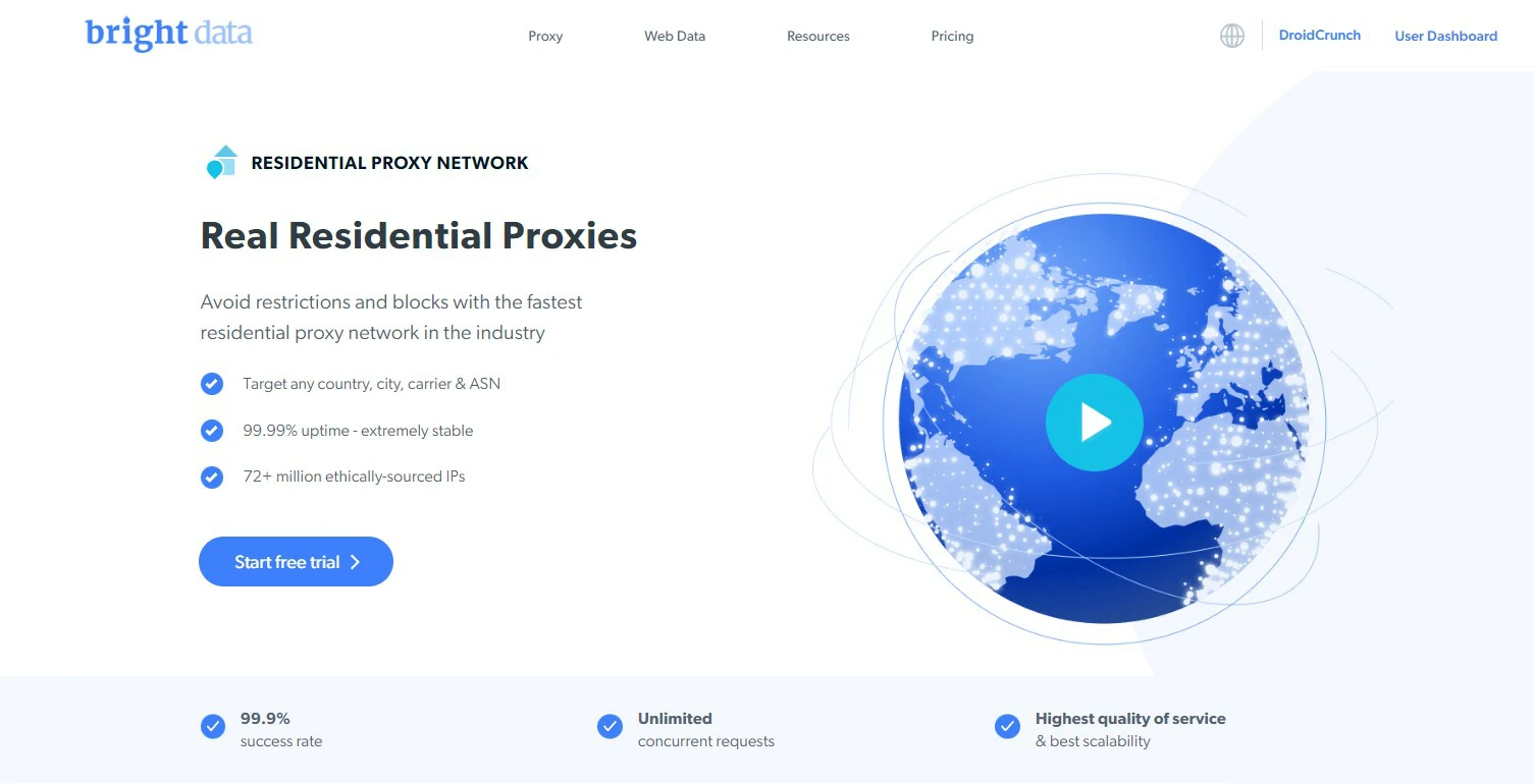 Bright Data Residential Proxy