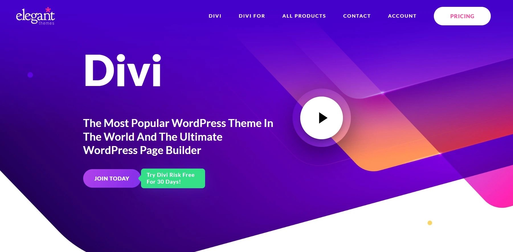 Divi wordpress theme