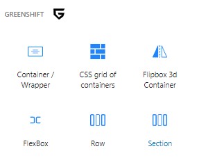 Greenshift Layout Blocks