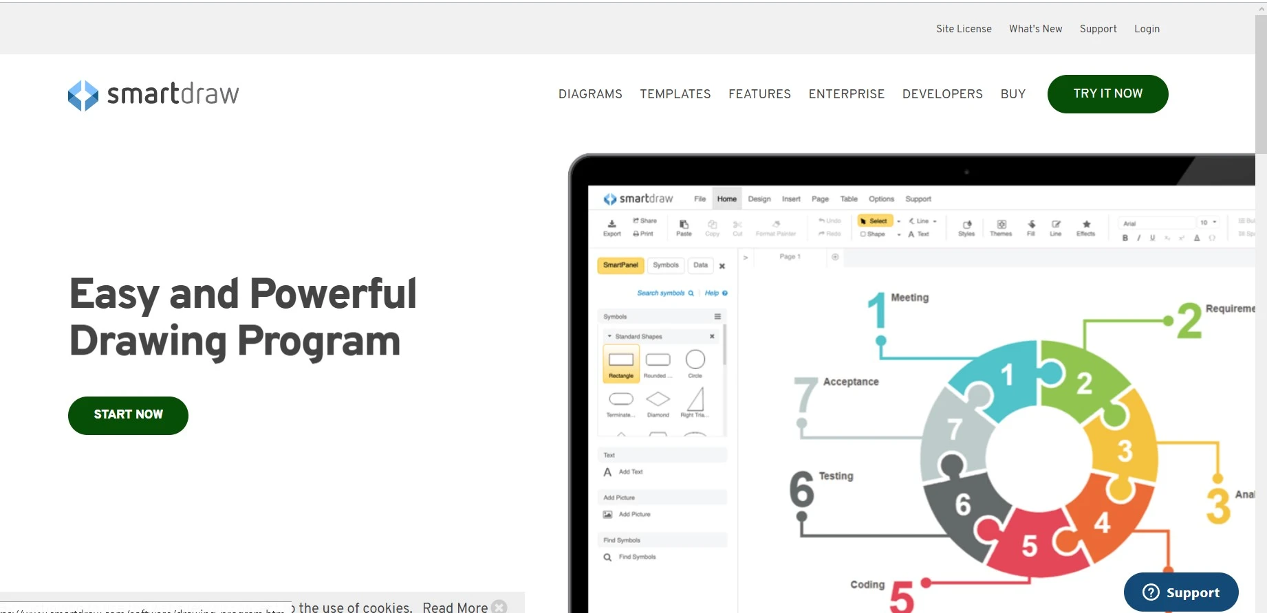 Smartdraw powerful drawing program