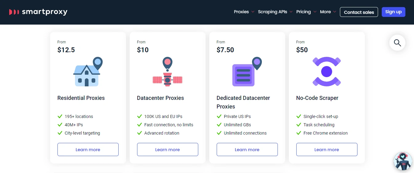 Smartproxy Pricing