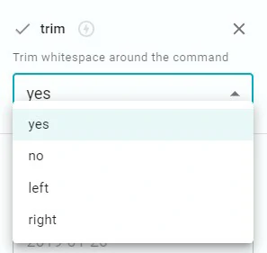 Trim Whitespaces in Text Blaze