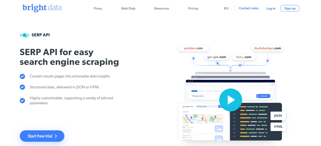 Best SERP APIs Bright Data