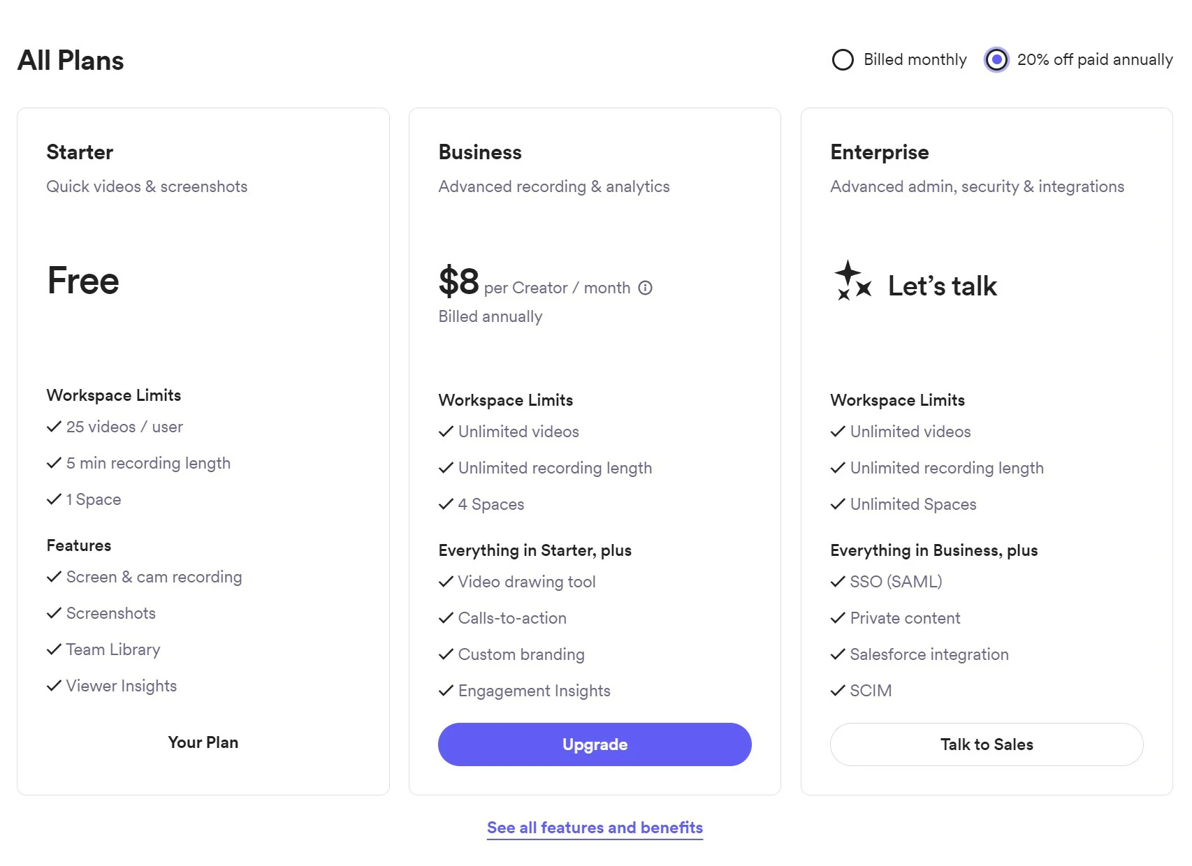 Loom Pricing and Plans