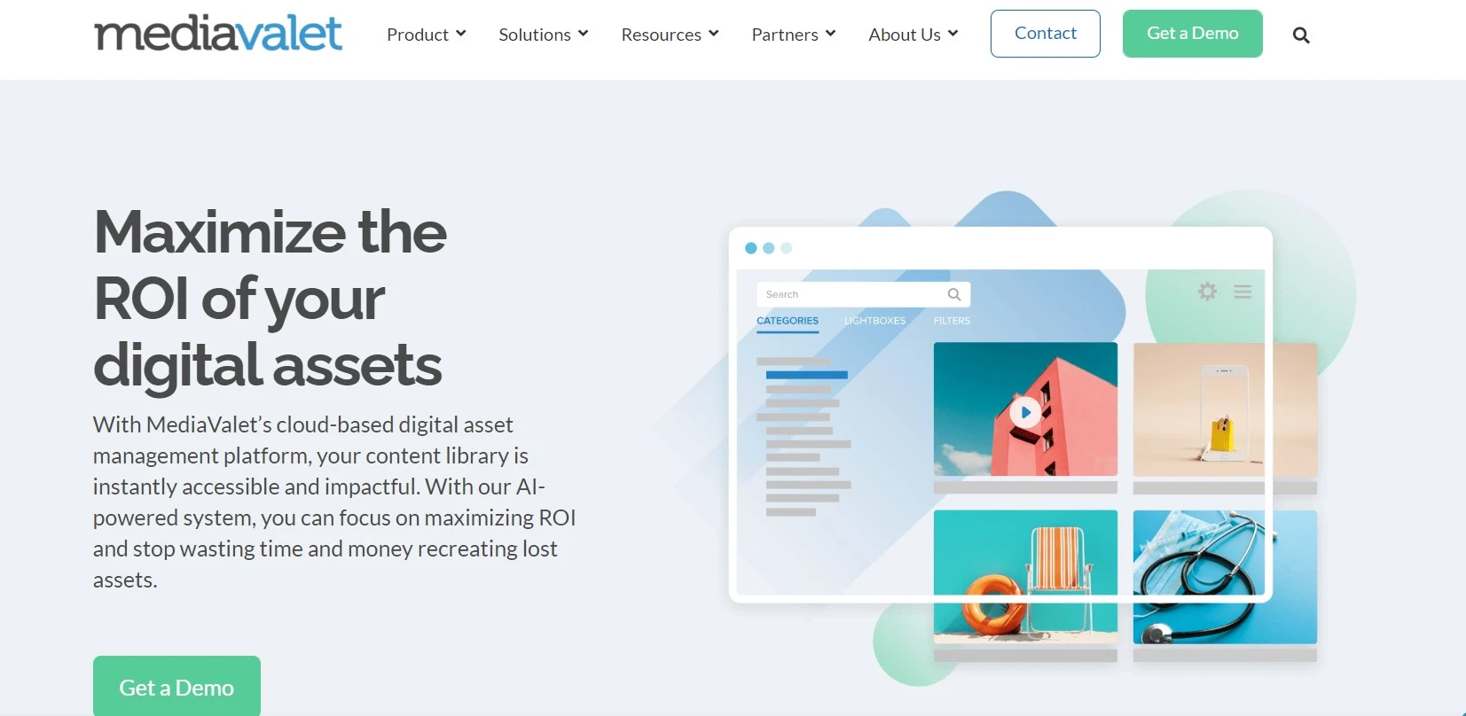 Mediavalet cloud based digital asset management