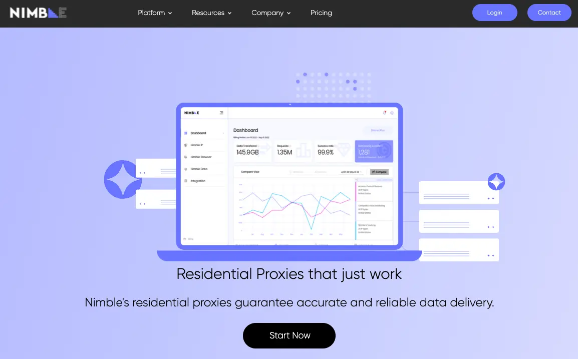 Nimble Way Residential Proxies