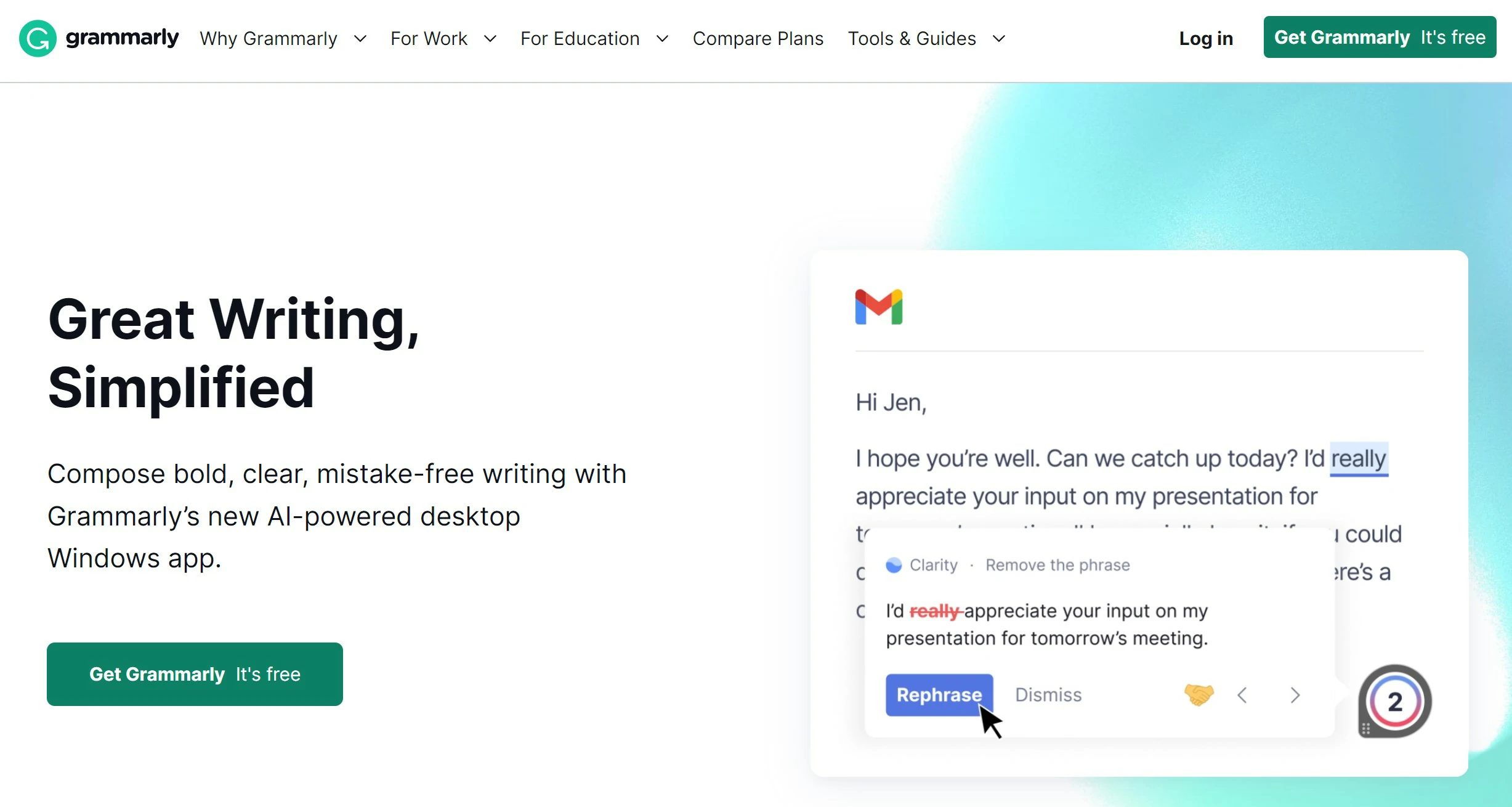 Grammarly Writing Software