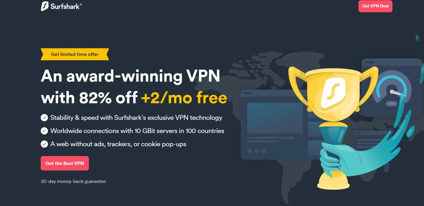 Surf Shark is a popular VPN provider