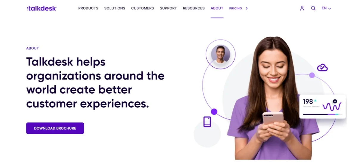 Talkdesk Software HomePage