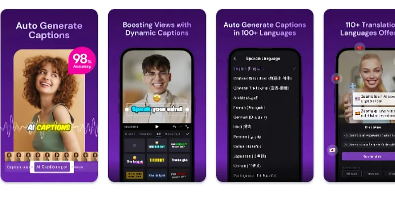 Zeemo: AI Captions & Subtitles