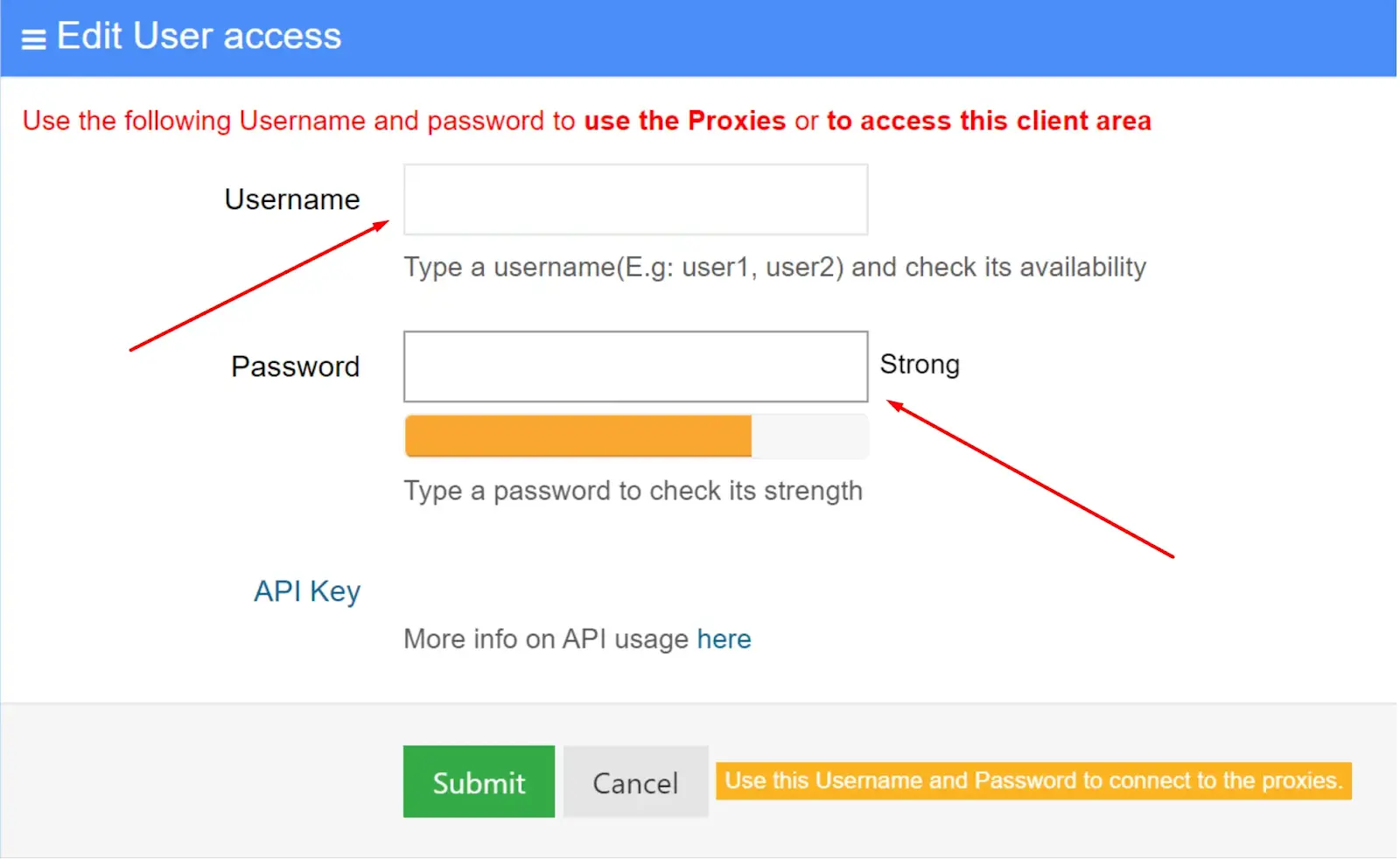 NinjaProxy Accessing Proxies for Users