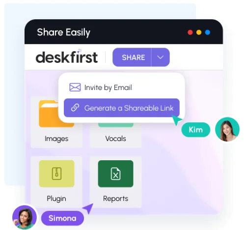 Sharing-feature-in-Deskfirst