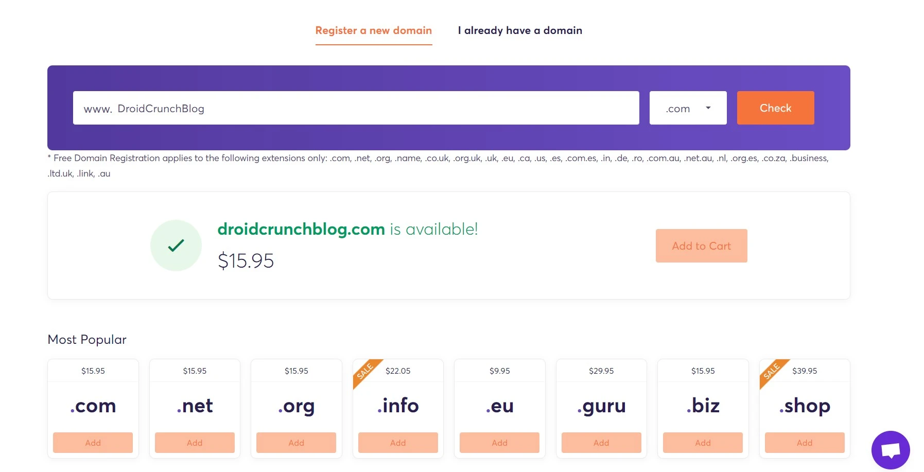 Chemicloud domain name available