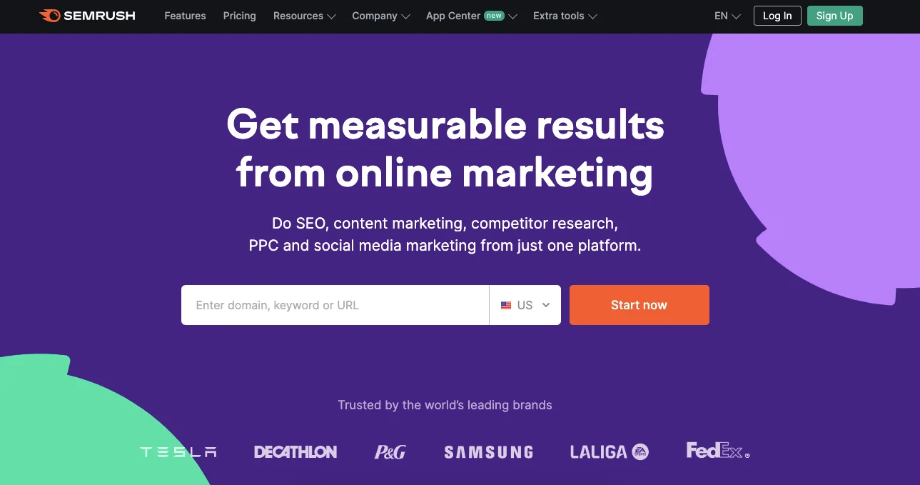 SEMRUSH step1