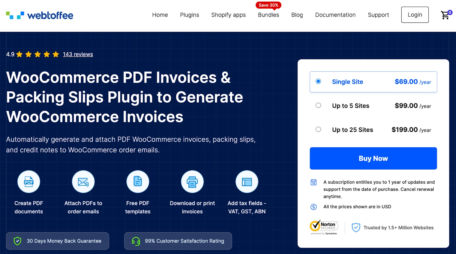 WooCommerce PDF Invoices, Packing Slips, and Credit Notes