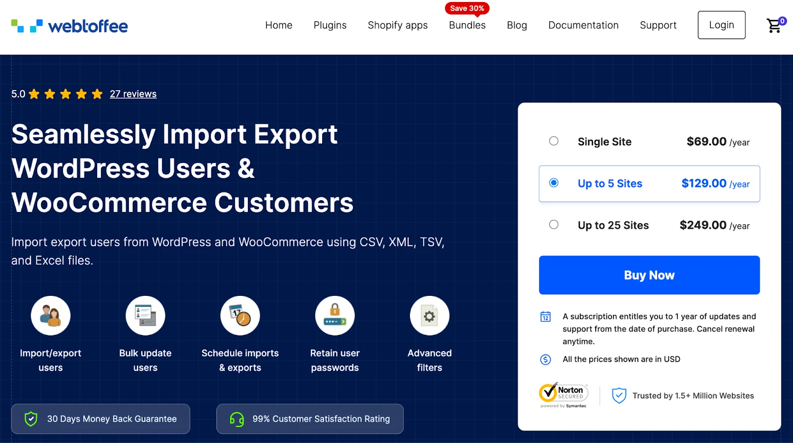 WordPress Users & WooCommerce Customers Import Export