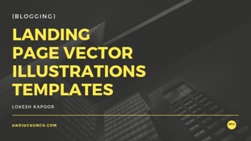 Landing Pages Header Design Vector Illustrations Templates and Inspirations