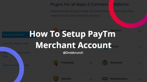 How to Set up Paytm Merchant account