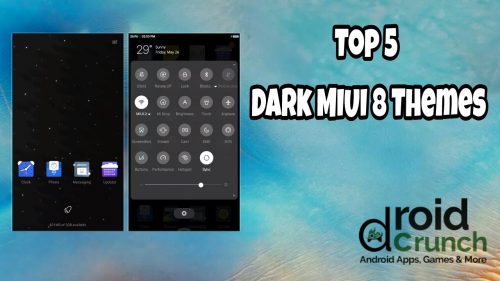 Top 5 MIUI 8 Dark themes For Xiaomi Mobiles